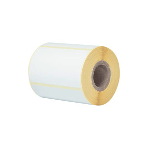 8 ROLLOS DE 400 ETIQ. BROTHER 76MM X 44M TERMICAS BLANCAS 