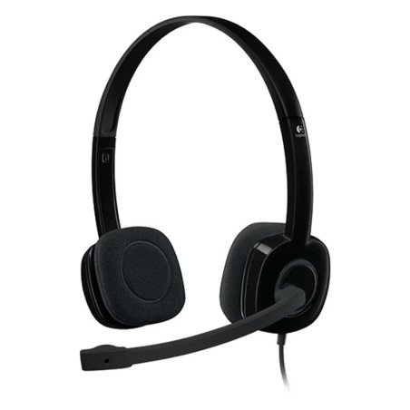 AURICULAR LOGITECH H151 CON MICRÓFONO JACK 3.5 NEGROS