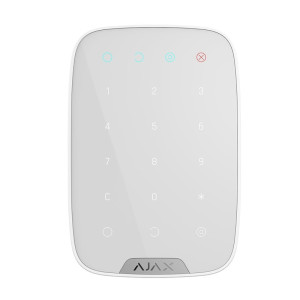 TECLADO ALARMA  AJAX KEYPAD BIDIRECCIONAL INALÁMBRICO BLANCO