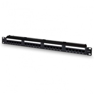 PATCH PANEL19" UTP CAT. 6 DUAL BLOCK 24P 1U
