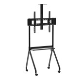 SOPORTE MOVIL APPROX TV CON ESTANTE APPISSTD02 49"-90"