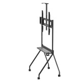 SOPORTE MOVIL APPROX TV CON ESTANTE APPISSTD02 49"-90"