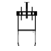 SOPORTE MOVIL APPROX TV CON ESTANTE APPISSTD02 49"-90"