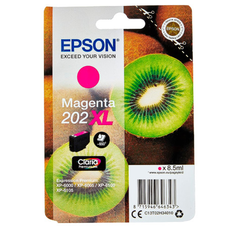 INK JET EPSON ORIG.C13T02H34010 202XL MAGENTA