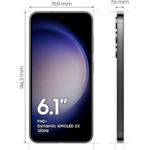 SMARTPHONE SAMSUNG GALAXY S23 8GB 128GB 5G 6.1" NEGRO FANTAS