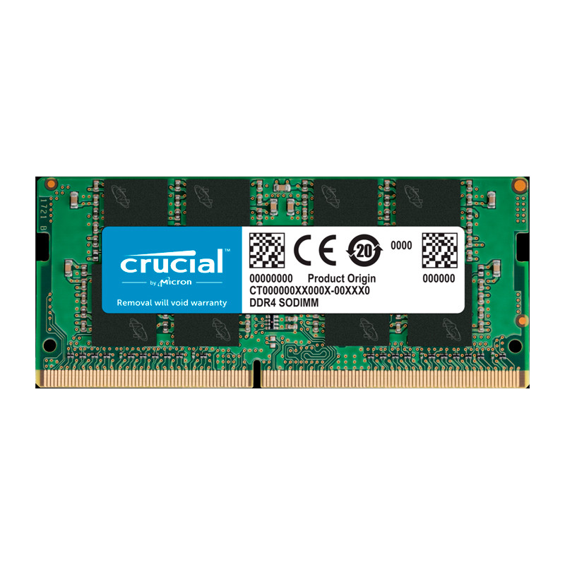 SO DIMM CRUCIAL DDR4 16GB 3200MHZ   CT16G4SFRA32A