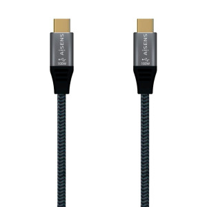 CABLE AISENS USB 3.1 TIPO-C MACHO A USB TIPO-C MACHO 2M GRIS