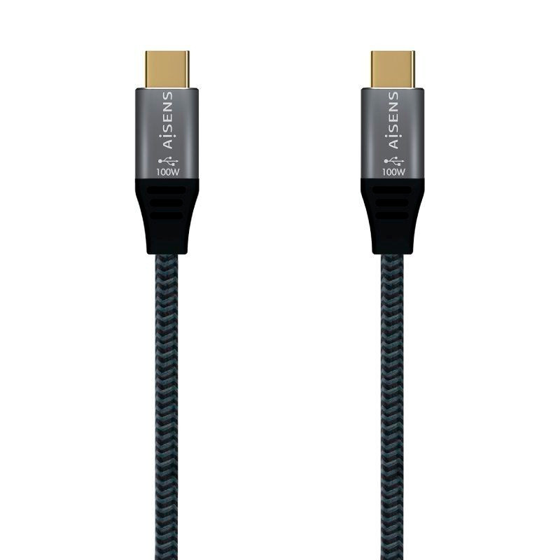 CABLE AISENS USB 3.1 TIPO-C MACHO A USB TIPO-C MACHO 2M GRIS