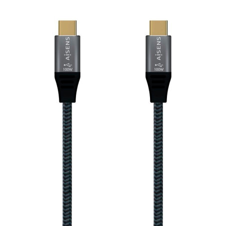 CABLE AISENS USB 3.1 TIPO-C MACHO A USB TIPO-C MACHO 2M GRIS