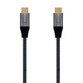 CABLE AISENS USB 3.1 TIPO-C MACHO A USB TIPO-C MACHO 2M GRIS