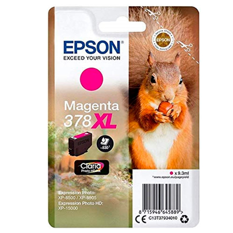 INK JET EPSON ORIG. C13T37934010 Nº378XL MAGENTA
