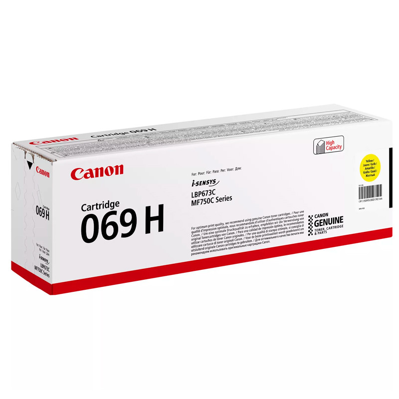 TONER CANON ORIG. 069H  AMARILLO