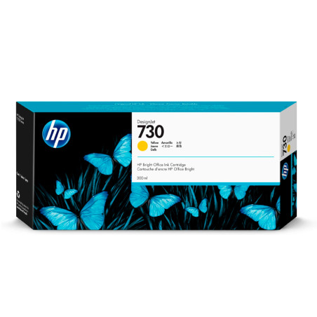INK JET HP ORIG. P2V70A Nº730 300ML AMARILLO