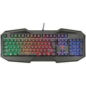 TECLADO Y RATON TRUST GXT 1180RW+AURICULARES + ALFOMBR 23148