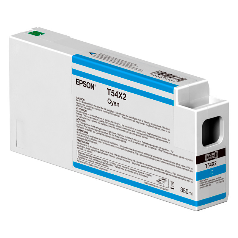 INK JET EPSON ORIG. T54X200 CYAN SINGLEPACK VIVID 350ML