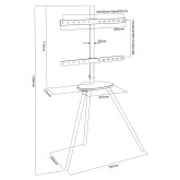 SOPORTE APPROX SUELO  PARA TV APPST19E