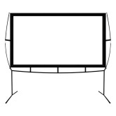 PANTALLA APPROX EXTERIOR PORTATIL 120" APPPB120C