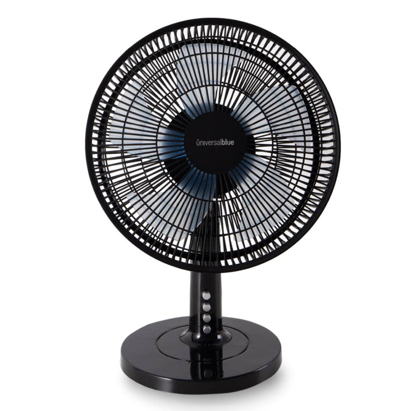 VENTILADOR SOBREMESA ESPOT 35W ASPAS 12"  NEGRO