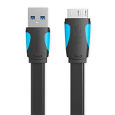 CABLE VENTION  USB 3.0 MICROUSB M/USB M 0.50 AZUL