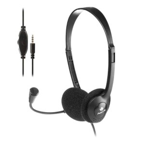 AURICULAR+ MICROFONO NGS MS103MAX JACK 3.5MM NEGRO/AZUL