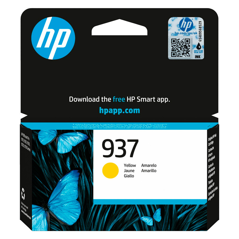INK JET HP ORIG.4S6W4NE Nº 937 AMARILLO 