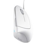 RATON TRUST ERGONÓMICO VERTO HASTA 1600 DPI BLANCO