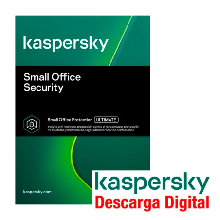 SOFT.KASPERSKY ELEC.SMALL OFF.SEC. 1 SERV + 7 DISP. 1 AÑO 