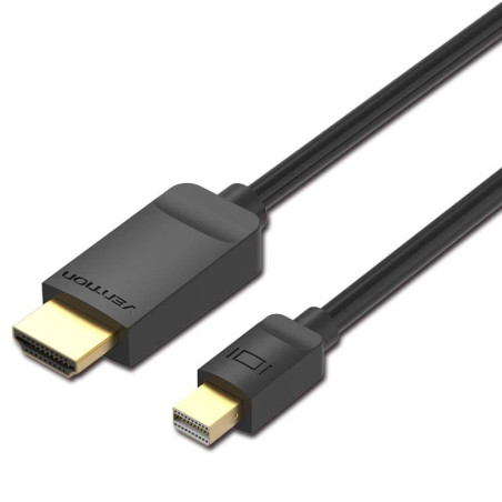 CABLE VENTION CONVERSOR MINI DISPLAYPORT MACHO A HDMI MACHO