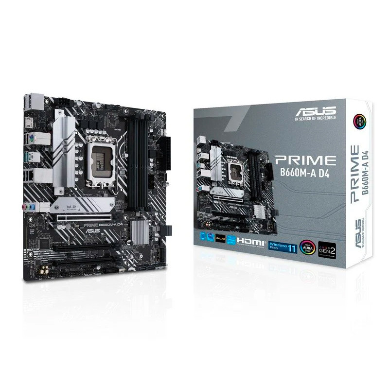 PLACA BASE ASUS PRIME B660M-A D4 CSM 1700 MATX(2XHDMI)