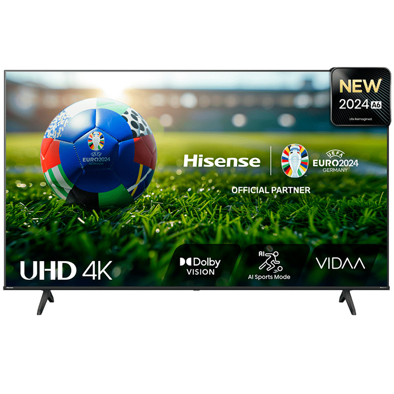 TV HISENSE 43" 43A6N SMART TV 4K ALEXA INTEGRADO & VIDAA VOI