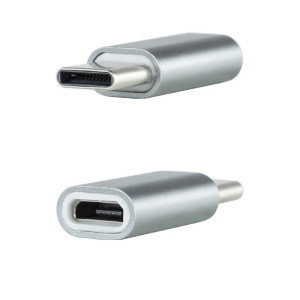 ADAP. NANOCABLE USB TIPO-C MACHO - MICROUSB HEMBRA
