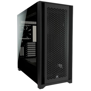 CAJA PC CORSAIR CRYSTAL TEMPLADO 5000D NEGRA