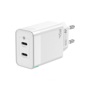 CARGADOR AISENS DE PARED2XUS BASCH-45W2P005-W TIPO-C