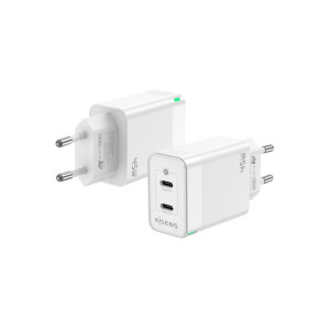 CARGADOR AISENS DE PARED2XUS BASCH-45W2P005-W TIPO-C