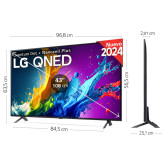 TV LG 43"  4K QNANOCELL SMART TV 43QNED80T6A 
