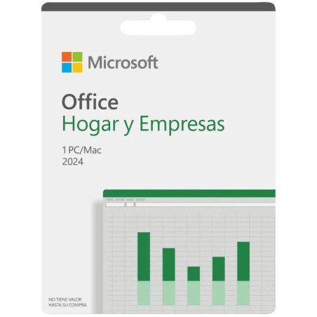 SOFT.MICROSOFT OFFICE 2024 HOGAR Y EMPRESA 1 LICENCIA PER