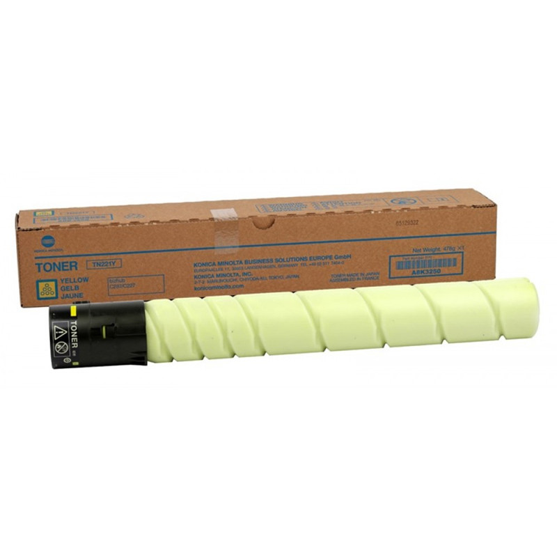 TONER KONICA-MINOLTA ORIG.TN221M ABK3250 AMARILLO