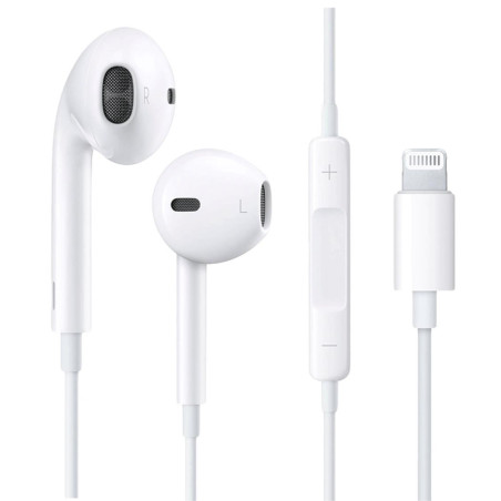 AURICULAR APPLE EARPODS CONECTOR LIGHTNING CON MAND