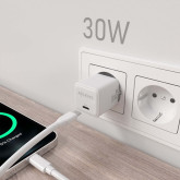 CARGADOR AISENS ASCH-30W1P035 1XUSB TIPO-C 30W BLANCO