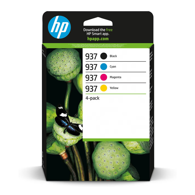 INK JET HP ORIG. MULTIPACK Nº 937 4 COLORES CMYK 6C400NE