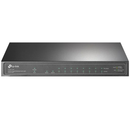 SWITCH TP-LINK TL-SG1210P 8 PUERTOS POE/POE+ 