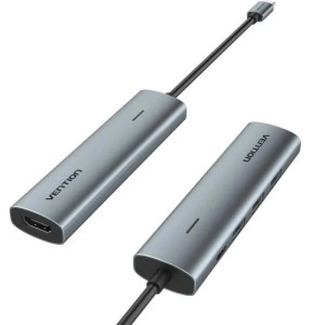 DOCKING VENTION USB TIPO-C USB 3XUSB 1XHDMI 1XUSB TIPO-C PD