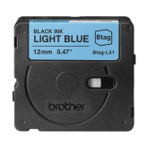 CINTA BROTHER DOMESTICA ORIG. BTAG L31 NEG/AZUL CLAR.12MM 4M