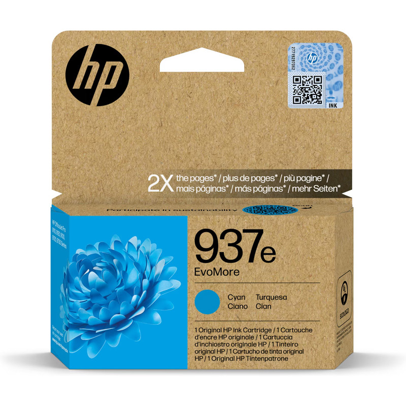 INK JET HP ORIG.4S6W6NE Nº 937 E  CYAN 