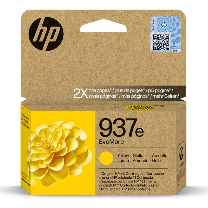 INK JET HP ORIG.4S6W8NE Nº 937 E AMARILLO 