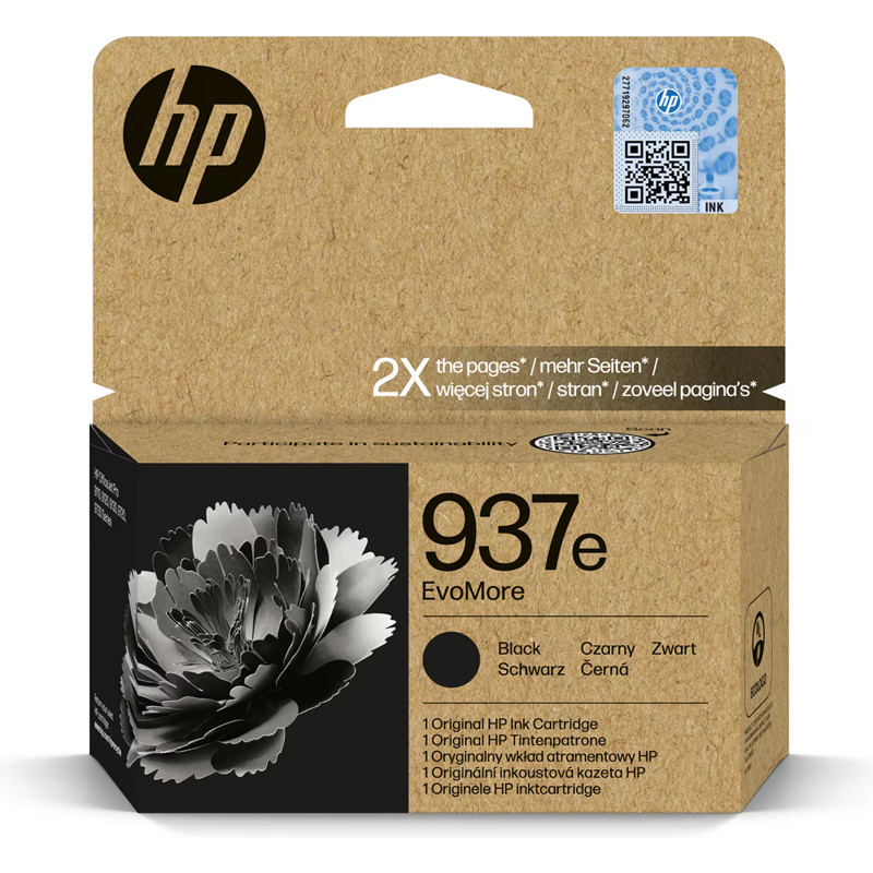 INK JET HP ORIG.4S6W9NE Nº 937 E NEGRO XL