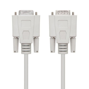CABLE SERIE NANOCABLE NULL MODEM DB9 M/DB9 H 1.8M10.14.0503
