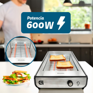 TOSTADOR PLANO INOXIDABLE GRUNKEL TSP-INOX