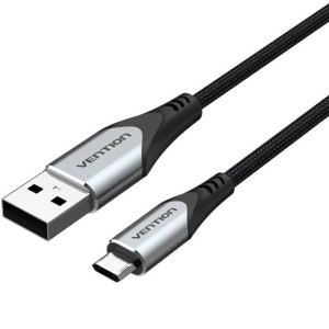 CABLE VENTION USB 2.0 MICROUSB MACHO A USB MACHO 1M GRIS