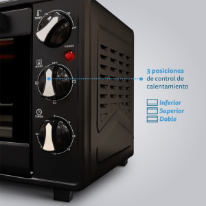 HORNO ELECTRICO DE 23L DE CAPACIDAD GRUNKEL HR-23HN